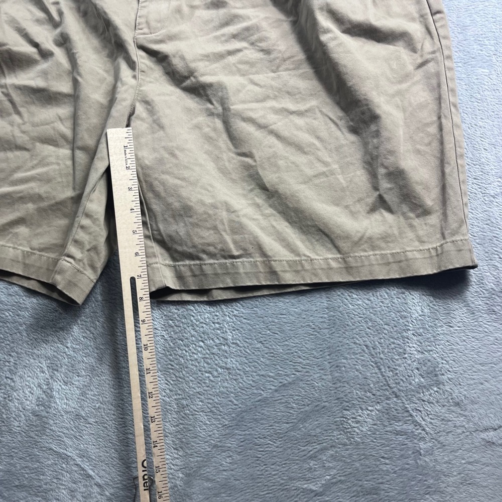 Polo Ralph Lauren Mens Pleated Chino Shorts Khaki Tan 100% Cotton Size 50B - Picture 6 of 10
